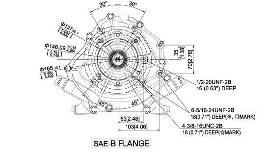 Desen motor Subaru EX40, vedere din spate