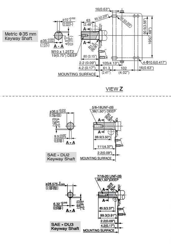 Schita motor Subaru EH72, vedere arbore